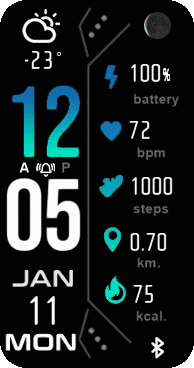 华米跃我Amazfit Band 7 手表表盘