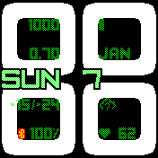 华米跃我Amazfit Bip手表表盘