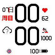 华米跃我Amazfit Bip手表表盘