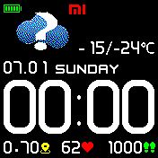 华米跃我Amazfit Bip手表表盘