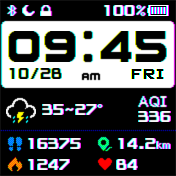 华米跃我Amazfit Bip手表表盘