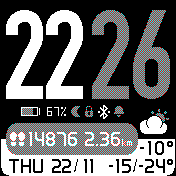 华米跃我Amazfit Bip手表表盘
