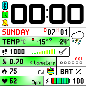 华米跃我Amazfit Bip手表表盘