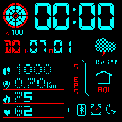 华米跃我Amazfit Bip手表表盘