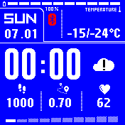 华米跃我Amazfit Bip手表表盘