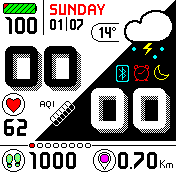 华米跃我Amazfit Bip手表表盘