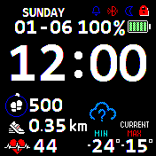 华米跃我Amazfit Bip手表表盘