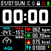 华米跃我Amazfit Bip手表表盘