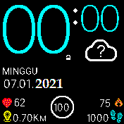 华米跃我Amazfit Bip手表表盘