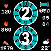 华米跃我Amazfit Bip手表表盘