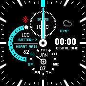 华米跃我Amazfit Bip手表表盘