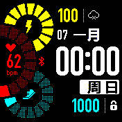 华米跃我Amazfit Bip手表表盘