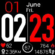 华米跃我Amazfit Bip手表表盘