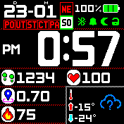 华米跃我Amazfit Bip手表表盘