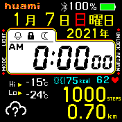 华米跃我Amazfit Bip手表表盘