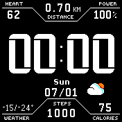 华米跃我Amazfit Bip手表表盘