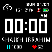 华米跃我Amazfit Bip手表表盘