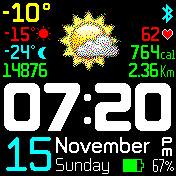 华米跃我Amazfit Bip手表表盘