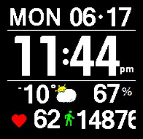 华米跃我Amazfit Bip手表表盘