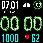 华米跃我Amazfit Bip手表表盘