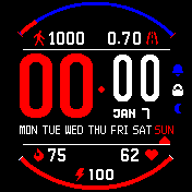 华米跃我Amazfit Bip手表表盘