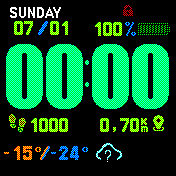 华米跃我Amazfit Bip手表表盘
