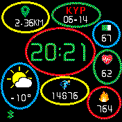 华米跃我Amazfit Bip手表表盘