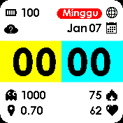 华米跃我Amazfit Bip手表表盘