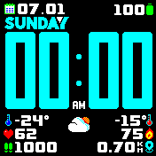 华米跃我Amazfit Bip手表表盘