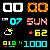 华米跃我Amazfit Bip手表表盘