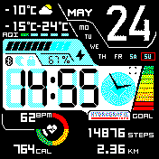 华米跃我Amazfit Bip手表表盘
