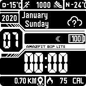 华米跃我Amazfit Bip手表表盘