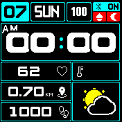 华米跃我Amazfit Bip手表表盘
