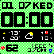 华米跃我Amazfit Bip手表表盘