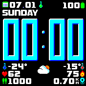 华米跃我Amazfit Bip手表表盘
