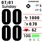华米跃我Amazfit Bip手表表盘