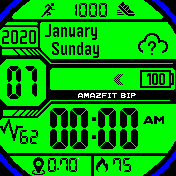华米跃我Amazfit Bip手表表盘