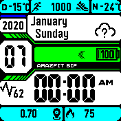 华米跃我Amazfit Bip手表表盘