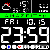 华米跃我Amazfit Bip手表表盘