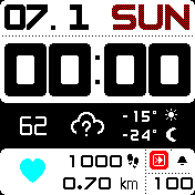 华米跃我Amazfit Bip手表表盘