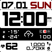 华米跃我Amazfit Bip手表表盘