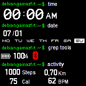 华米跃我Amazfit Bip手表表盘