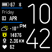 华米跃我Amazfit Bip手表表盘