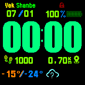 华米跃我Amazfit Bip手表表盘