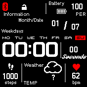 华米跃我Amazfit Bip手表表盘