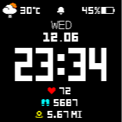华米跃我Amazfit Bip手表表盘