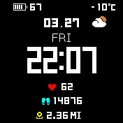 华米跃我Amazfit Bip手表表盘