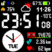 华米跃我Amazfit Bip手表表盘
