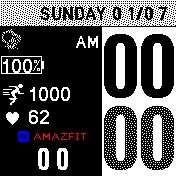 华米跃我Amazfit Bip手表表盘