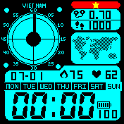 华米跃我Amazfit Bip手表表盘